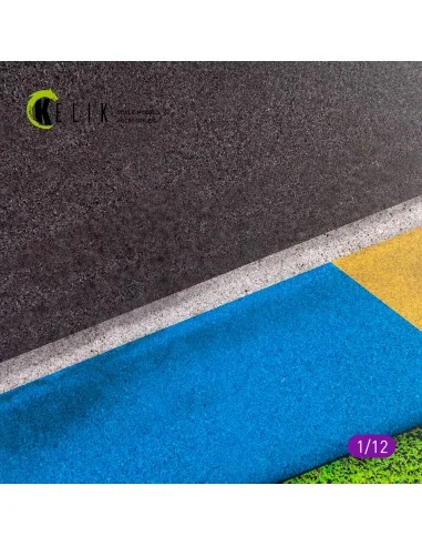 Asphalt road Moto race track type 1 Base - Acrylic 3 mm (180 x 357 ...