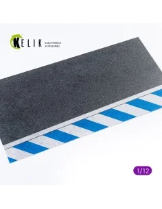 Asphalt road Moto race track type 2 Base - Acrylic 3 mm (180 x 357 ...