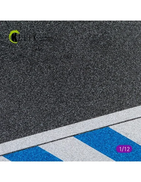 Asphalt road Moto race track type 2 Base - Acrylic 3 mm (180 x 357 ...