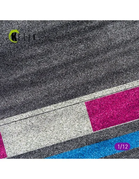 Asphalt road Moto race track type 3 Base - Acrylic 3 mm (180 x 357 ...