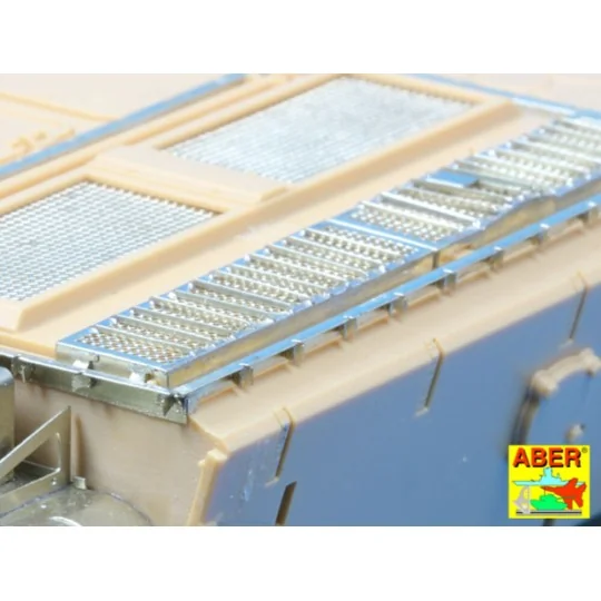 Grilles for Russian tank T-55 also Tiran 5, 1/35 - Aber Models 35G28 Grilles for Russian tank T-55 also Tiran 5, 1/35 - Aber Models 35G28