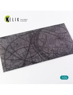 Cracked asphalt Base - Acrylic 3 mm (180 x 357 mm) (210 g), 1/24 - ...