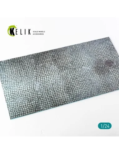 Paving stone road Base - Acrylic 3 mm (180 x 357 mm) (210 g), 1/24 ...