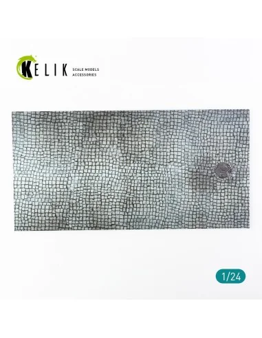 Paving stone road Base - Acrylic 3 mm (180 x 357 mm) (210 g), 1/24 ...