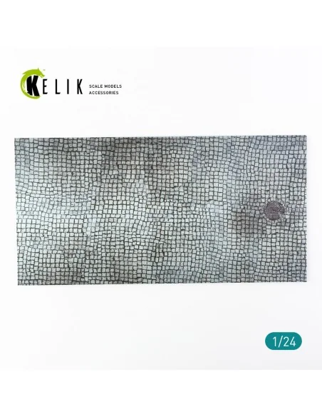 Paving stone road Base - Acrylic 3 mm (180 x 357 mm) (210 g), 1/24 ...