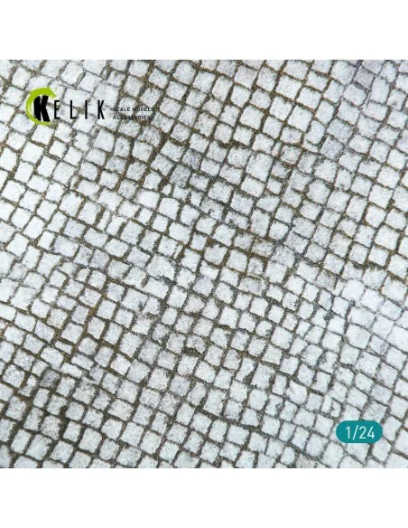 Paving stone road Base - Acrylic 3 mm (180 x 357 mm) (210 g), 1/24 ...