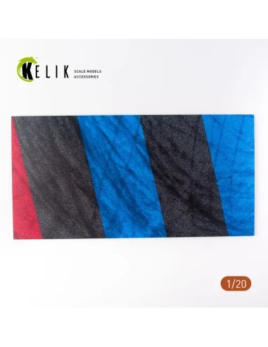 Paul Ricard Circuit Base - Acrylic 3 mm (180 x 357 mm) (210 g) (1/2...