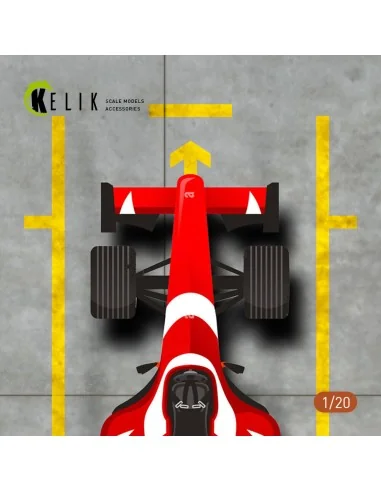 [NO_DESC] Pit-F1 Pitstop Type 1 Base - Acrylic 3 mm (180 x 357 mm) ...