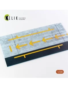 F1 Pitstop Type 2 Base - Acrylic 3 mm (180 x 357 mm) (210 g) (1/20)...
