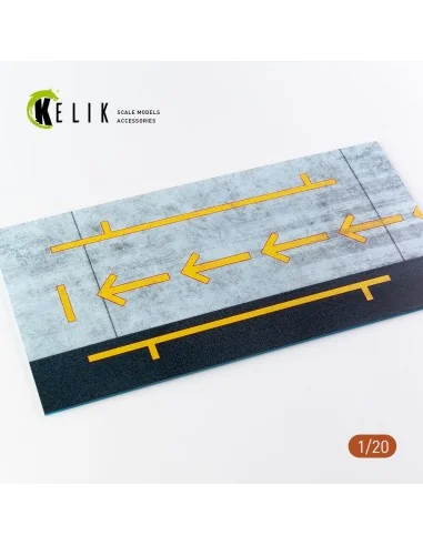 F1 Pitstop Type 2 Base - Acrylic 3 mm (180 x 357 mm) (210 g) (1/20)...