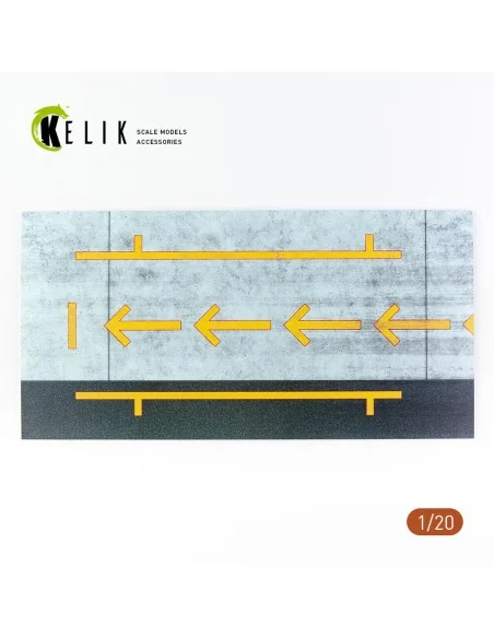 F1 Pitstop Type 2 Base - Acrylic 3 mm (180 x 357 mm) (210 g) (1/20)...