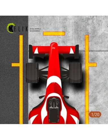 [NO_DESC] F1 Pitstop Type 2 Base - Acrylic 3 mm (180 x 357 mm) (210...