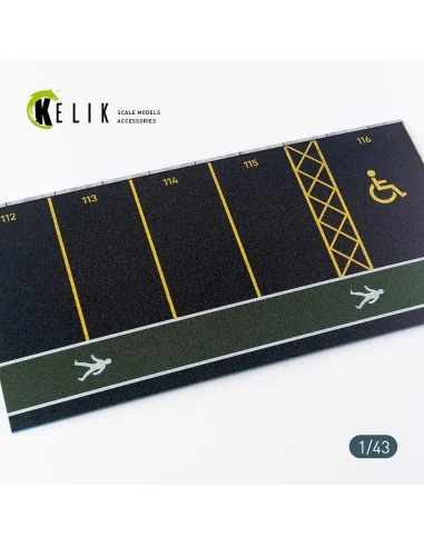 Supermarket Parking type 1 Base - Acrylic 3 mm (180 x 357 mm) (210 ...