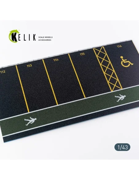 Supermarket Parking type 1 Base - Acrylic 3 mm (180 x 357 mm) (210 ...