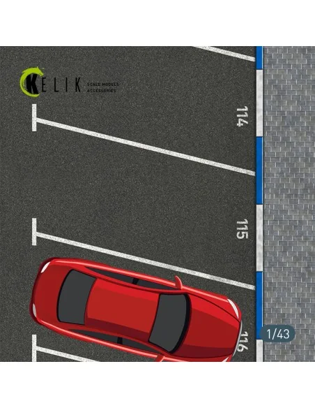 Supermarket Parking type 2 Base - Acrylic 3 mm (180 x 357 mm) (210 ...