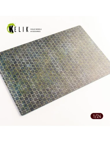Cobblestone road 1910s-1930s Base - Acrylic 3 mm (280 x 180 mm) (17...