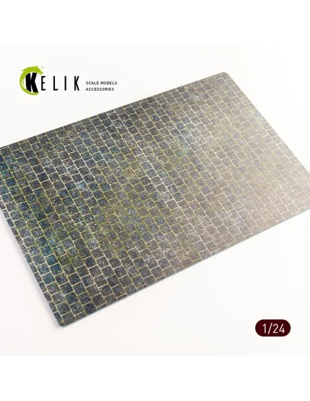 Cobblestone road 1910s-1930s Base - Acrylic 3 mm (280 x 180 mm) (17...