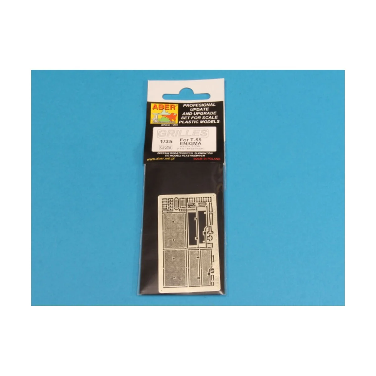 Grilles for T-55A also for ENIGMA, 1/35 - Aber Models 35G29