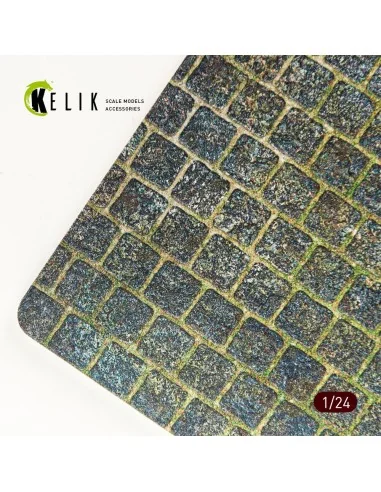 Cobblestone road 1910s-1930s Base - Acrylic 3 mm (280 x 180 mm) (17...