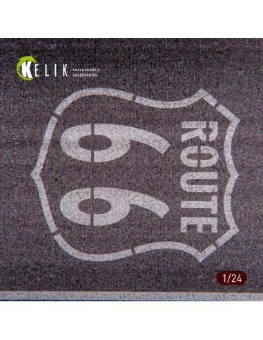 Route 66 - Base - Acrylic 3 mm (180 x 357 mm) (210 g), 1/24 - Kelik...