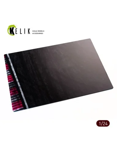 Racing Track for 3 models - Base - Acrylic 3 mm (410 x 270 mm) (410...