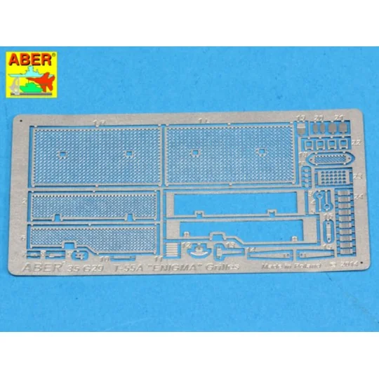 Grilles for T-55A also for ENIGMA, 1/35 - Aber Models 35G29