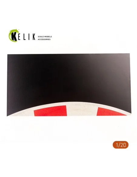 Miami Grand Prix Base - Acrylic 3 mm (180 x 357 mm) (210 g), 1/20 -...