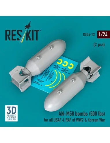 [NO_DESC] AN-M58 bombs (500 lbs) for all USAF & RAF of WW2 & Korean...