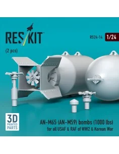 AN-M65 (AN-M59) bombs (1000 lbs) for all USAF & RAF of WW2 & Korean... 2