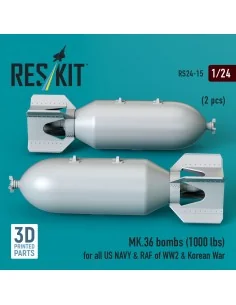 MK.36 bombs (1000 lbs) for all US NAVY & RAF of WW2 & Korean War (2... 2