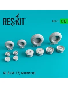 Mi-8/Mi-17 wheels set, 1/35 - ResKit Models RS35-0005
