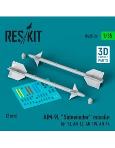 AIM-9L Sidewinder missile (AH-1J, AH-1Z, AH-1W, AH-64) (2 pcs) (3D ...