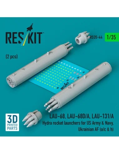 LAU-68, LAU-68D/A, LAU-131/A Hydra rocket launchers for US Army & N...