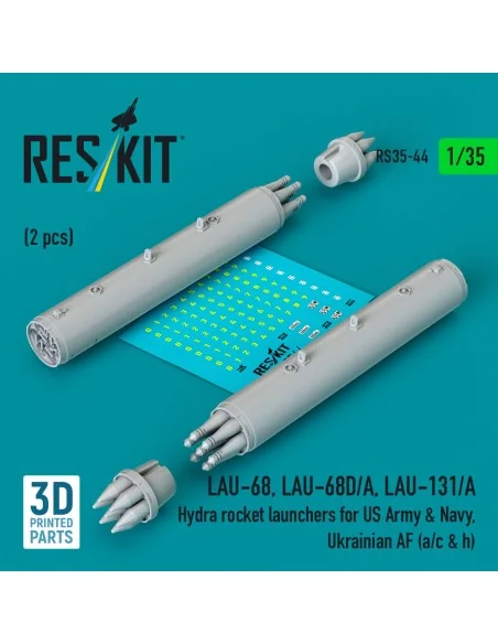 LAU-68, LAU-68D/A, LAU-131/A Hydra rocket launchers for US Army & N...
