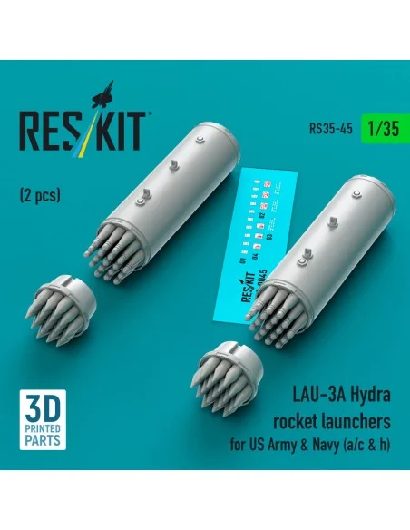 LAU-3A Hydra rocket launchers for US Army & Navy (a/c & h) (2pcs) (...