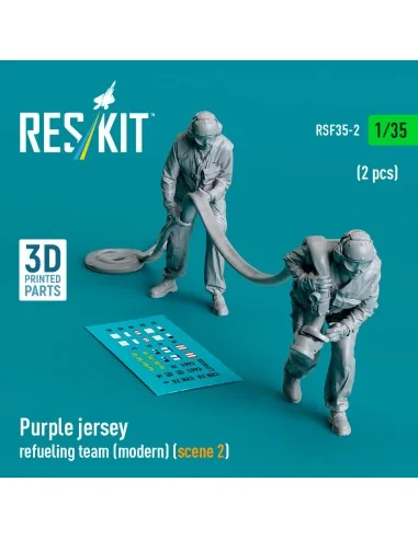 Purple jersey refueling team (modern) (scene 2) (2 pcs) (3D Printed...