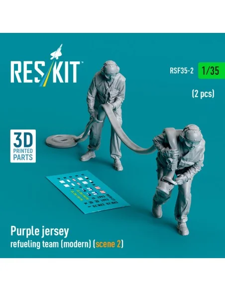 Purple jersey refueling team (modern) (scene 2) (2 pcs) (3D Printed...