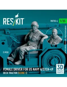 [NO_DESC] Female driver for US NAVY A/S32A-49 Deck Tractor (scene 1... 2