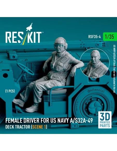 [NO_DESC] Female driver for US NAVY A/S32A-49 Deck Tractor (scene 1...