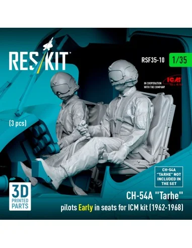 CH-54A Tarhe pilots Early in seats for ICM kit (1962-1968) (3 pcs) ...