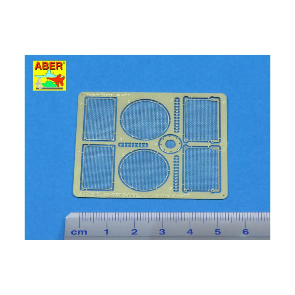 Gtilles for Panther D, 1/35 - Aber Models 35G30