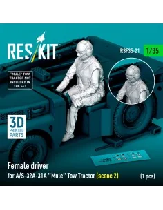 Female driver for A/S-32A-31A Mule Tow Tractor (scene 2) (1 pcs) (3...