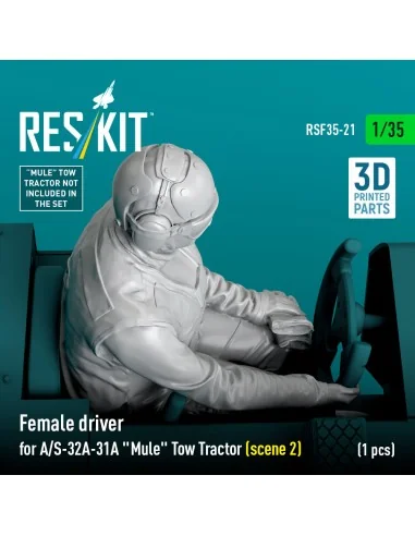 Female driver for A/S-32A-31A Mule Tow Tractor (scene 2) (1 pcs) (3...