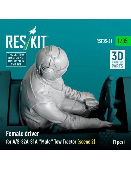 [NO_DESC] Female driver for A/S-32A-31A Mule Tow Tractor (scene 2) ...