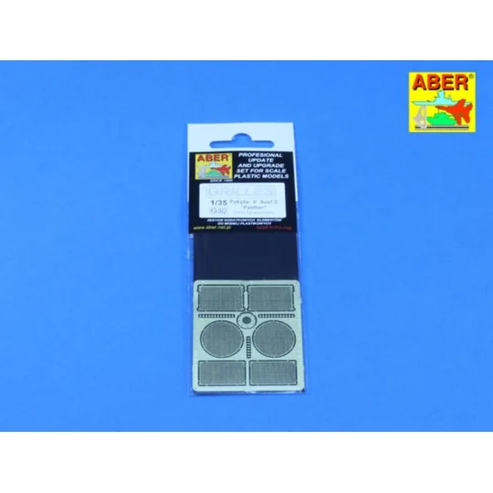 Gtilles for Panther D, 1/35 - Aber Models 35G30
