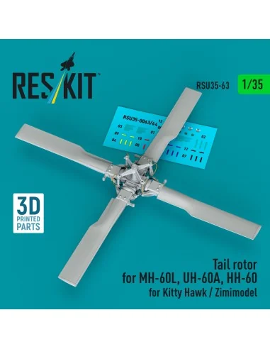 Tail rotor for MH-60L, UH-60A, HH-60 for Kitty Hawk / Zimimodel (3D...
