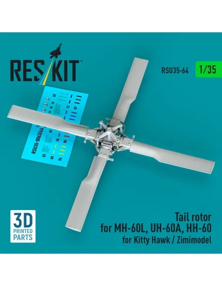 Tail rotor for SH-60B, SH-60F, HH-60H, MH-60R, MH-60S for Kitty Haw...
