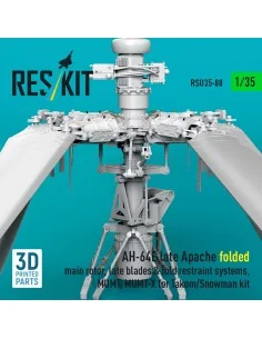 AH-64E late Apache folded main rotor, late blades & fold restraint ... 2