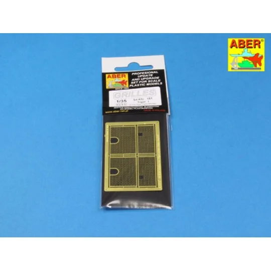 Grilles for Sd.Kfz. 181 Tiger I - Aber Models 35G31