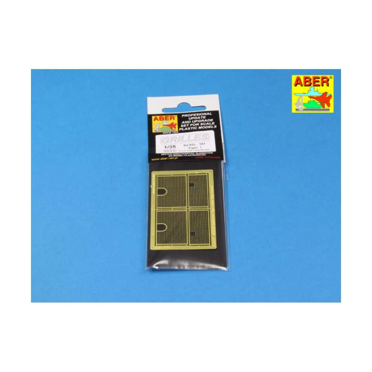 Grilles for Sd.Kfz. 181 Tiger I - Aber Models 35G31